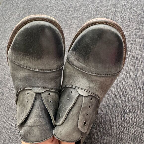 Free People Leather Slip On Oxford Shoe Distressed
Gray (Sz 6) EU 37 - Picture 4 of 9